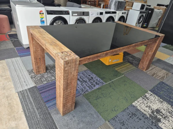 wooden dining table