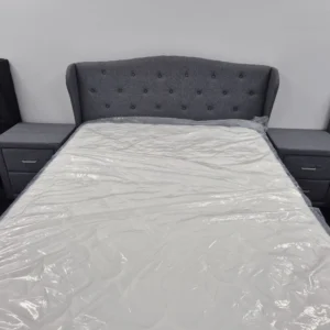 Grey Double Bed Set
