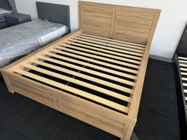 Wooden bed used like new
