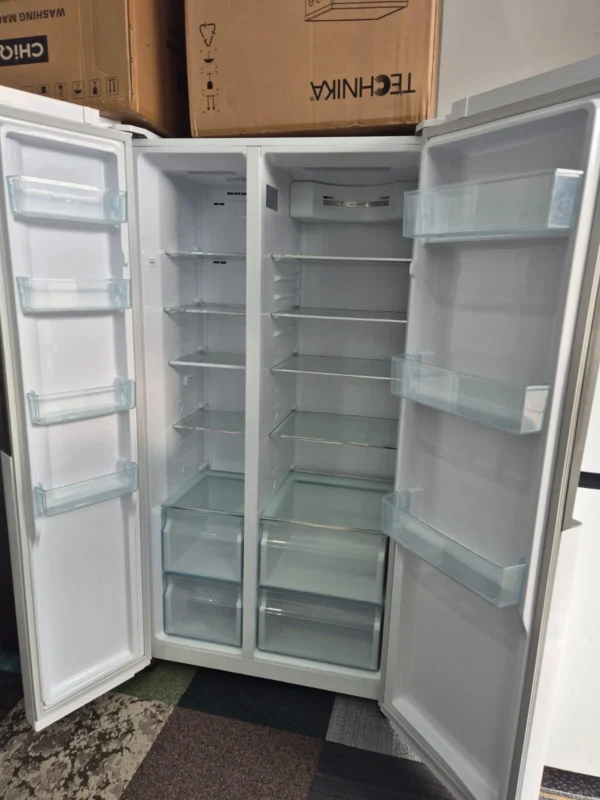 Haier White Side-by-Side Fridge