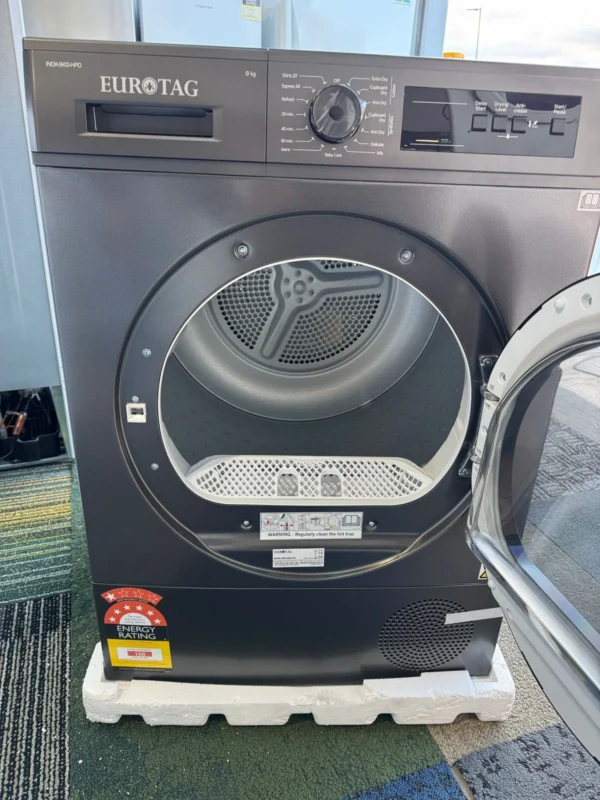 Heat Pump 9kg Dryer – Eurotag | Brand New