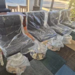 Brand New Set of 4 Bar Stools – Chocolate Colour