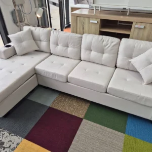 Brand New Beige L Shape Sofa 5 seater
