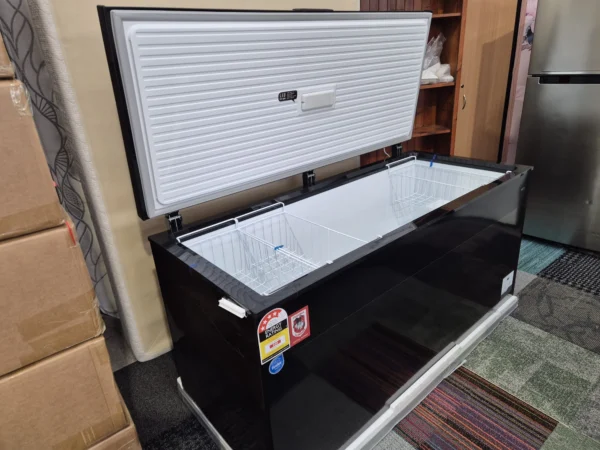 CHiQ 500L Black Hybrid Chest Freezer
