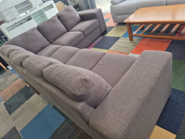 L Shaped Brown Sofa used like new