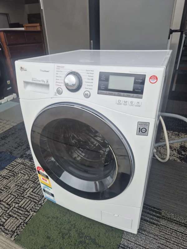 LG 10kg Front Loader Washing Machine used like new