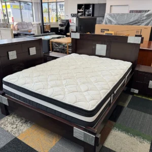 Queen Bed Set with Mattress used like new