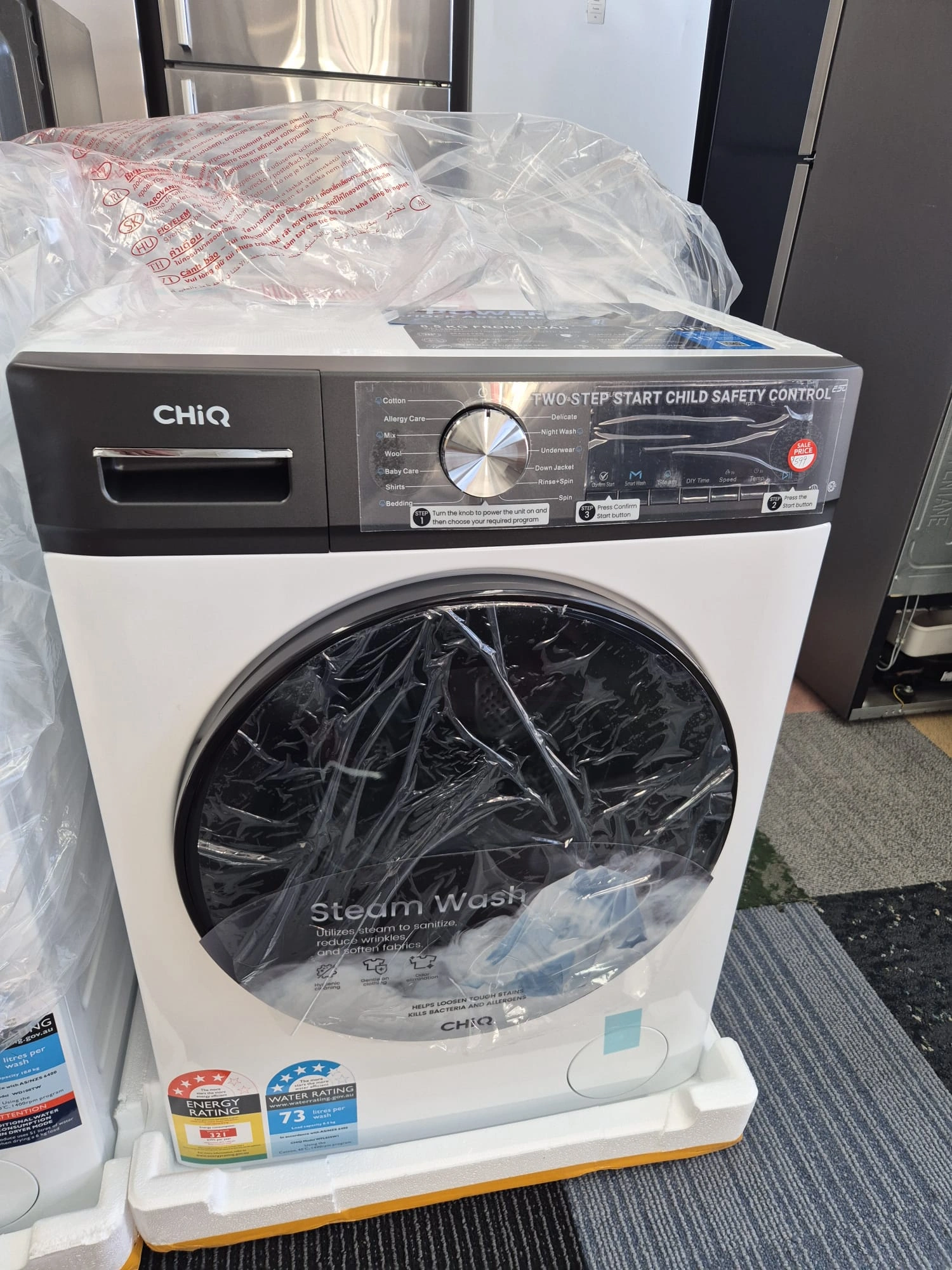 Brand New CHiQ 8.5kg Washing Machine