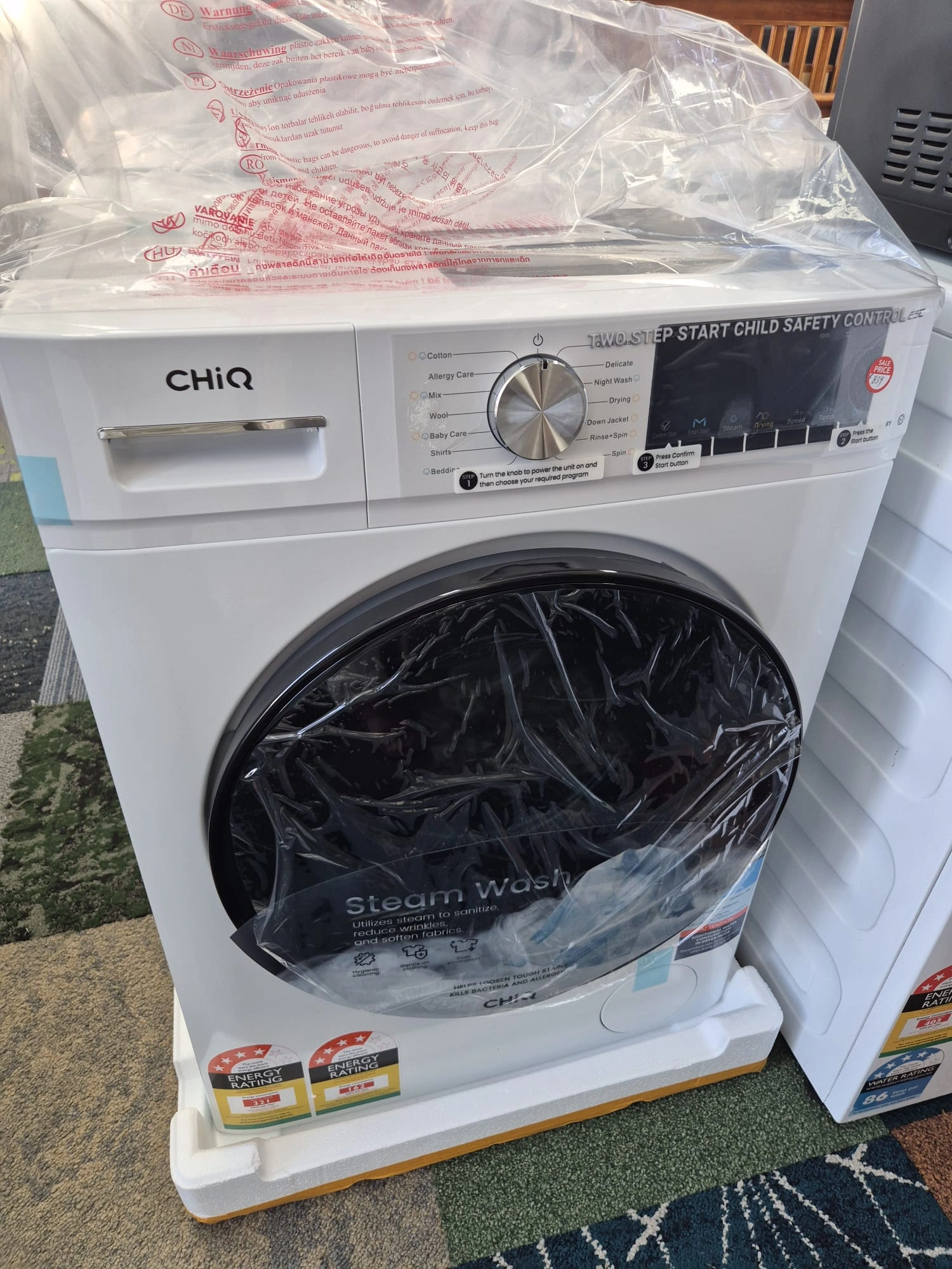 CHiQ Washer Dryer Combo 8.5kg / 5kg