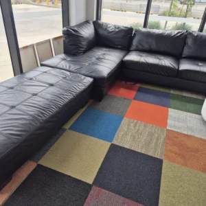 L Shape Sofa with Ottoman – Used Like New