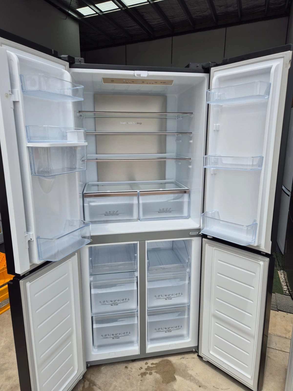 Hisense 454L Black Fridge used like new