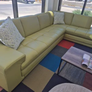 L Shape Leather Sofa - Used Like New Condition