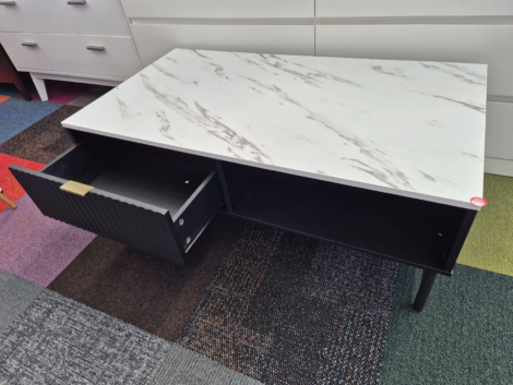 Modern White TV Unit Excellent Condition Used Like New