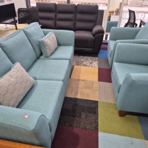 3+1+1 Fabric Sofa Set Used Like New