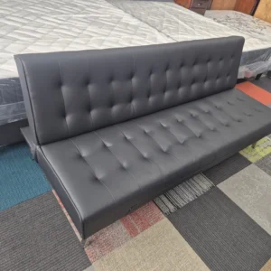 Genuine Leather Sofa Bed Used Like New