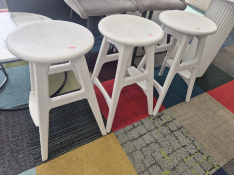 Set of 3 Bar Stools Like New