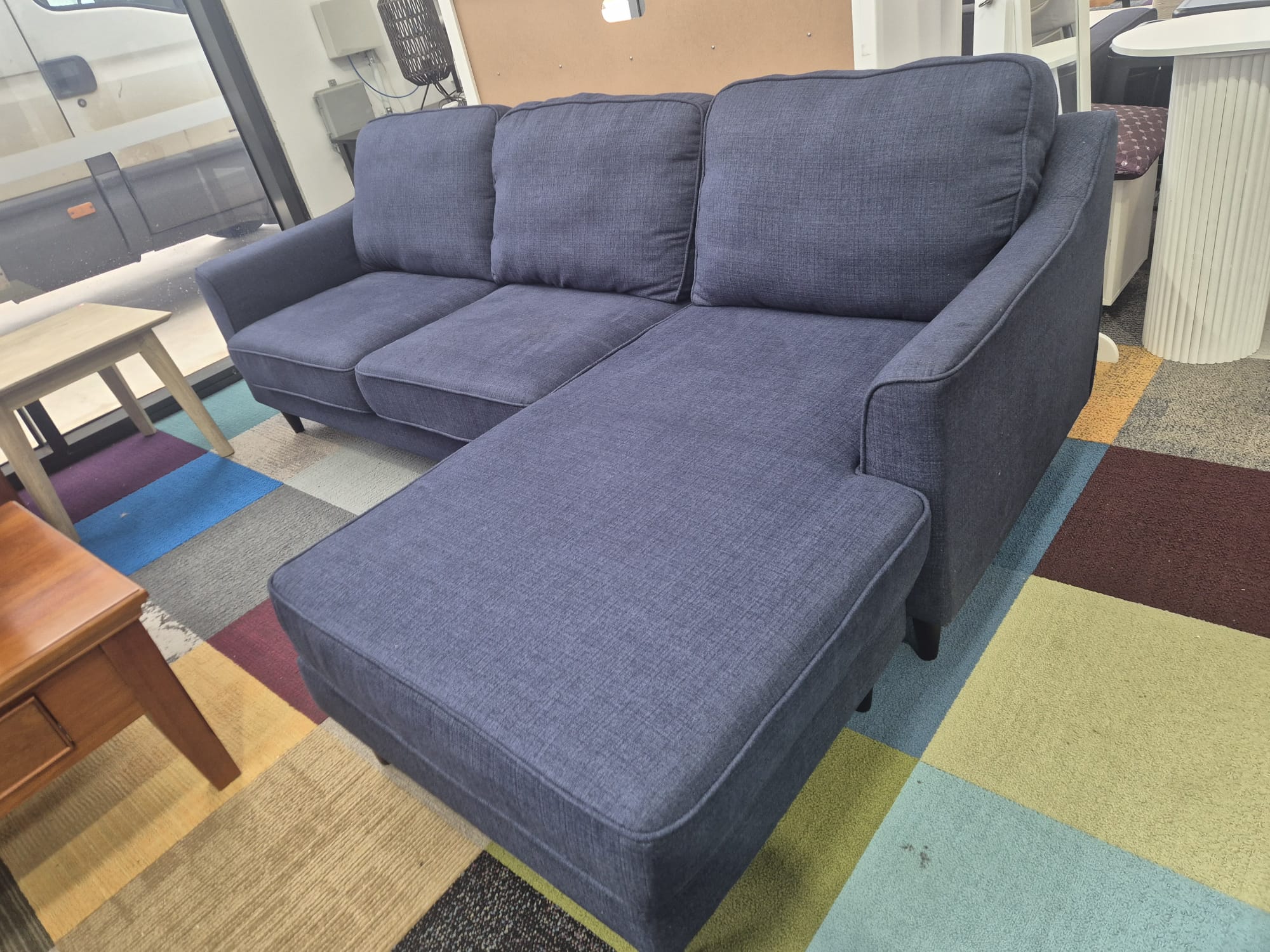 Grey L Shape Sofa Like New