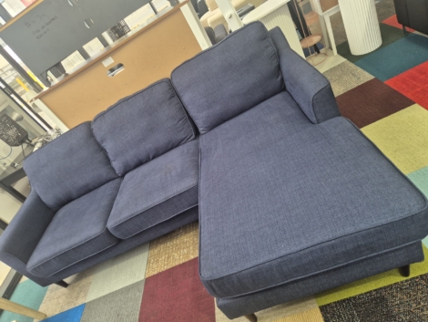 Grey L Shape Sofa Used Like New