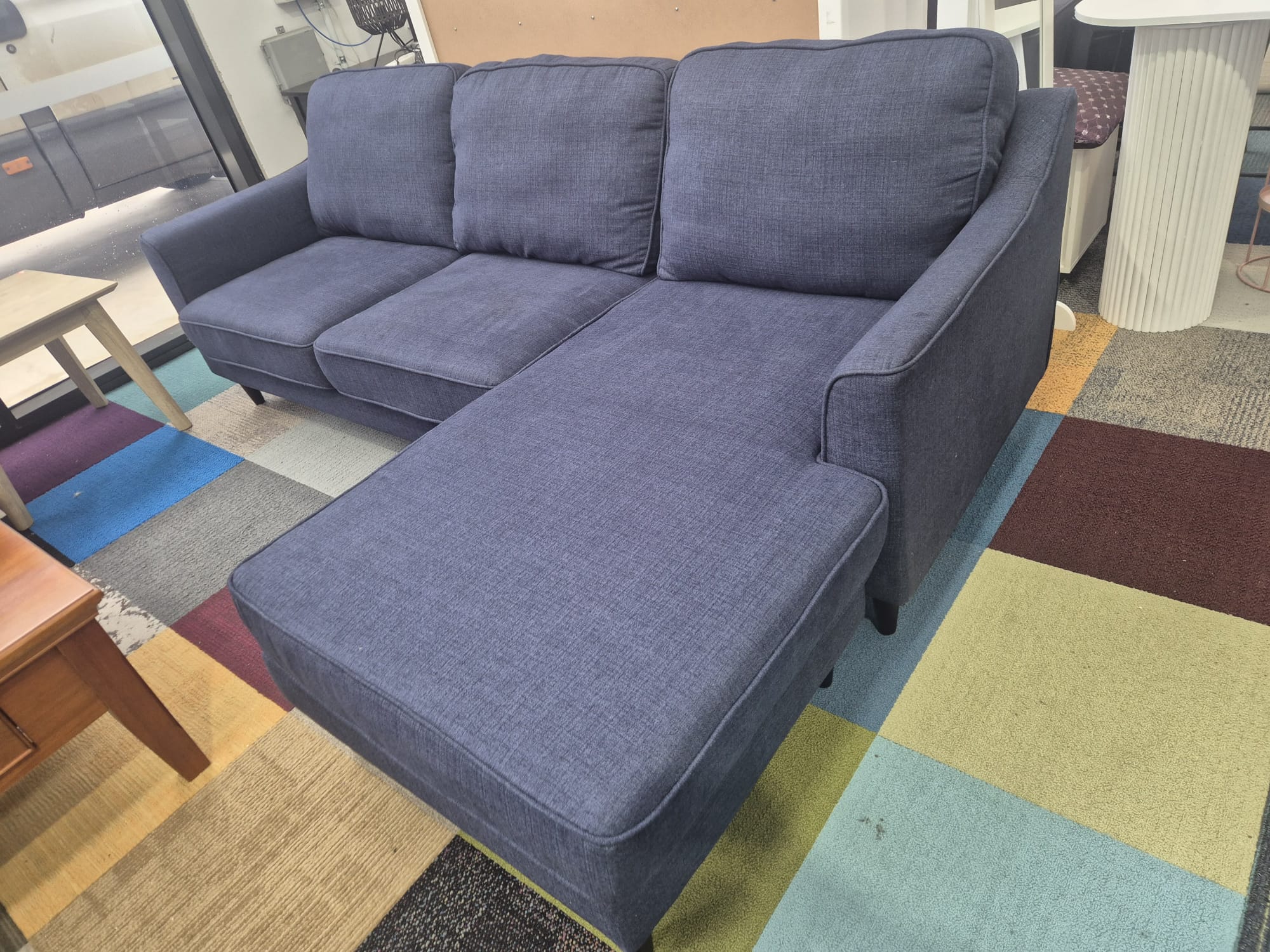 Grey L Shape Sofa Like New condition