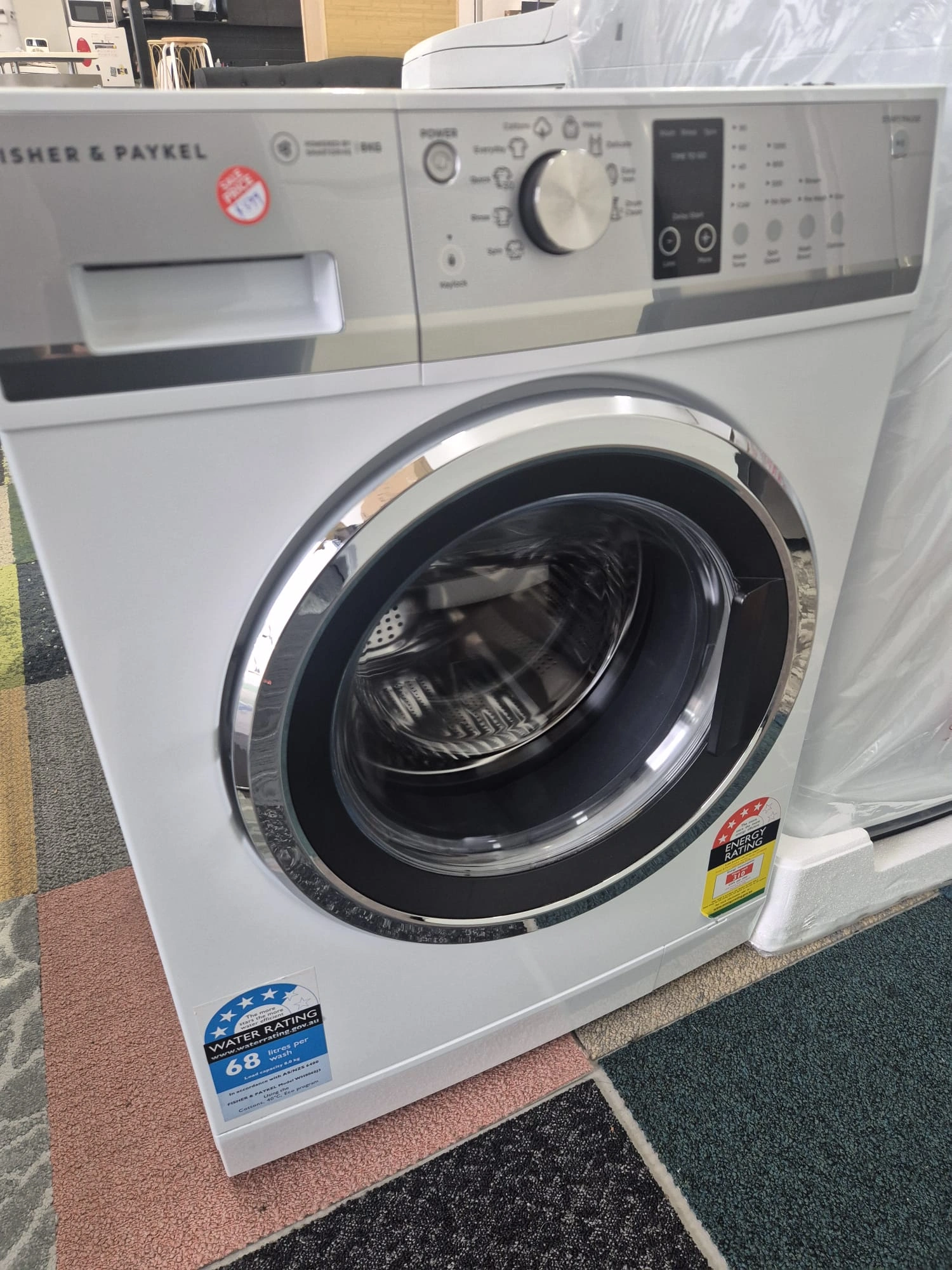 Fisher & Paykel 8kg Washing Machine Like New