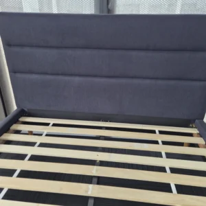 Double Fabric Bed Used Like New and New 34cm Mattress