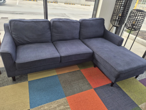 L-Shape Sofa with Reversible Chaise Used Like New