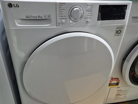 LG 8kg Heat Pump Dryer Like New Condition