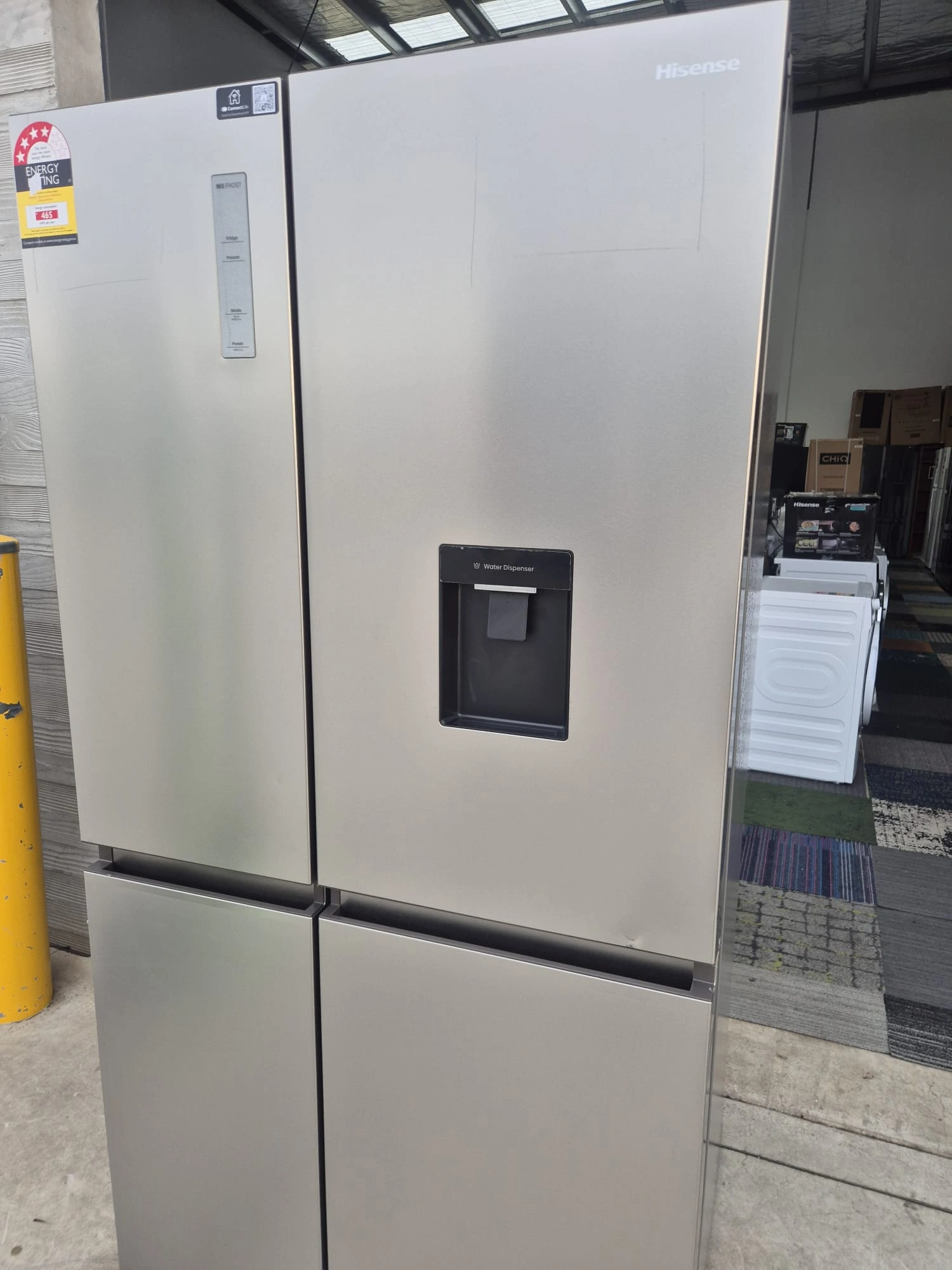 Hisense Side by Side Fridge 649L Like New Condition