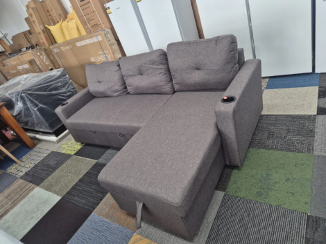 Brand New Sofa Bed with Storage Reversible Chaise