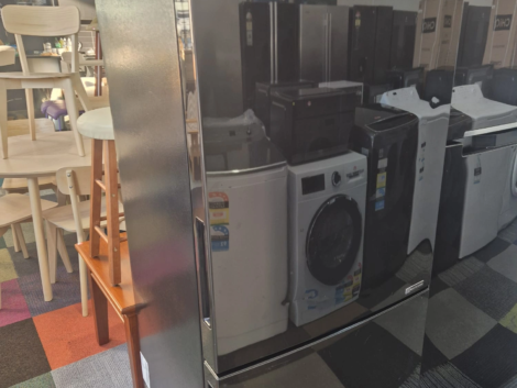 LG 454L Black Fridge Used Like New 1 Year Warranty