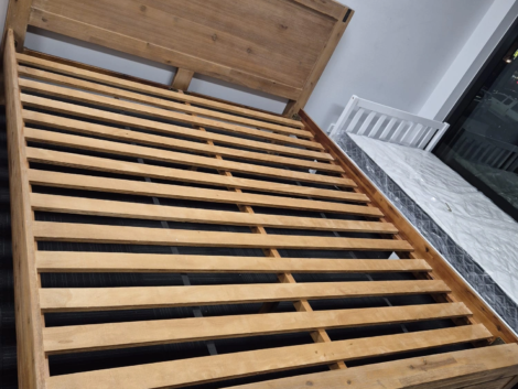 Solid Wooden King Bed Used Like New