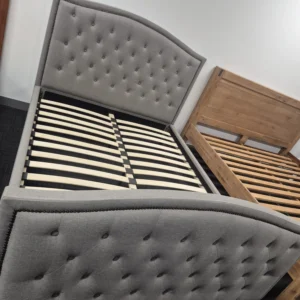 Grey Queen Bed Used Like New