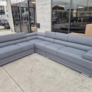 Special Promotion Premium Grey L-Shape Sofa Adjustable Length